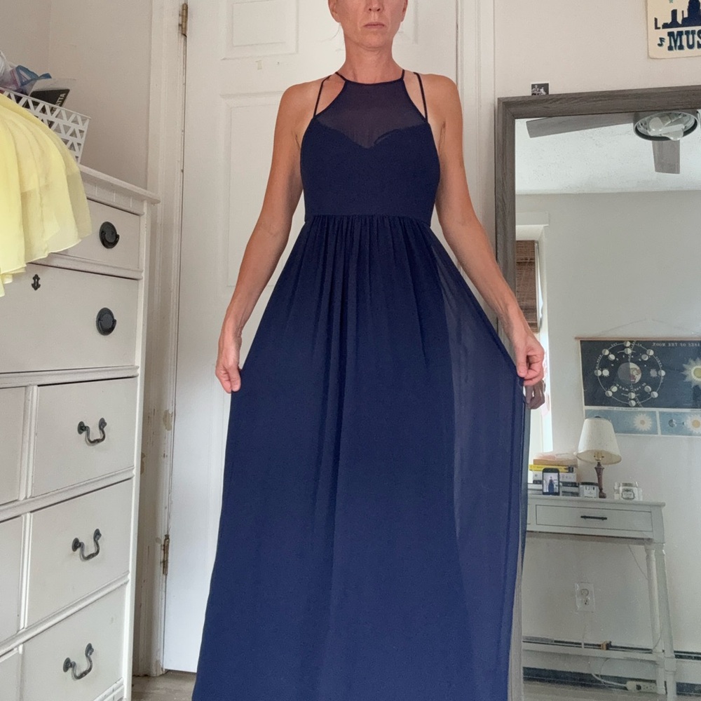 BCBG  Navy Blue Women's Dress